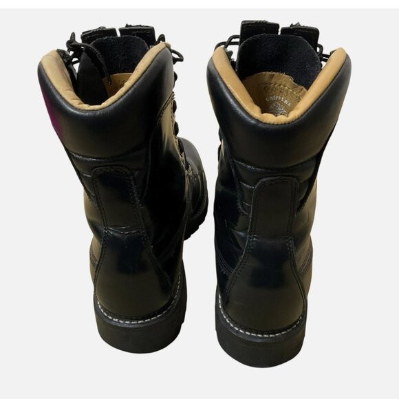 Chippewa Ruttman Boots 27422 Leather Motorcycle Firefighter Steel Toe Black 10 - Picture 7 of 8